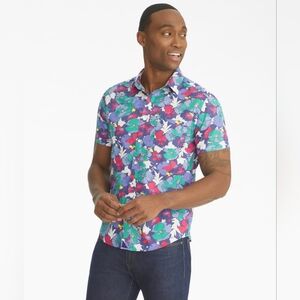Men's UNTUCKit Cotton Short-Sleeve Ramisco Shirt -sz XL